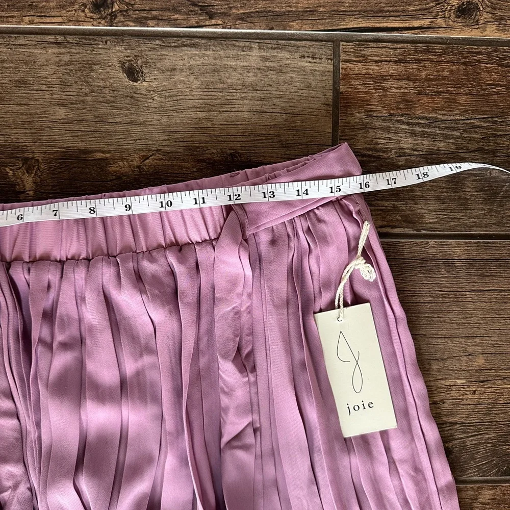 NWT Joie Purple Pleated Women's Skirt - Picture 5 of 7